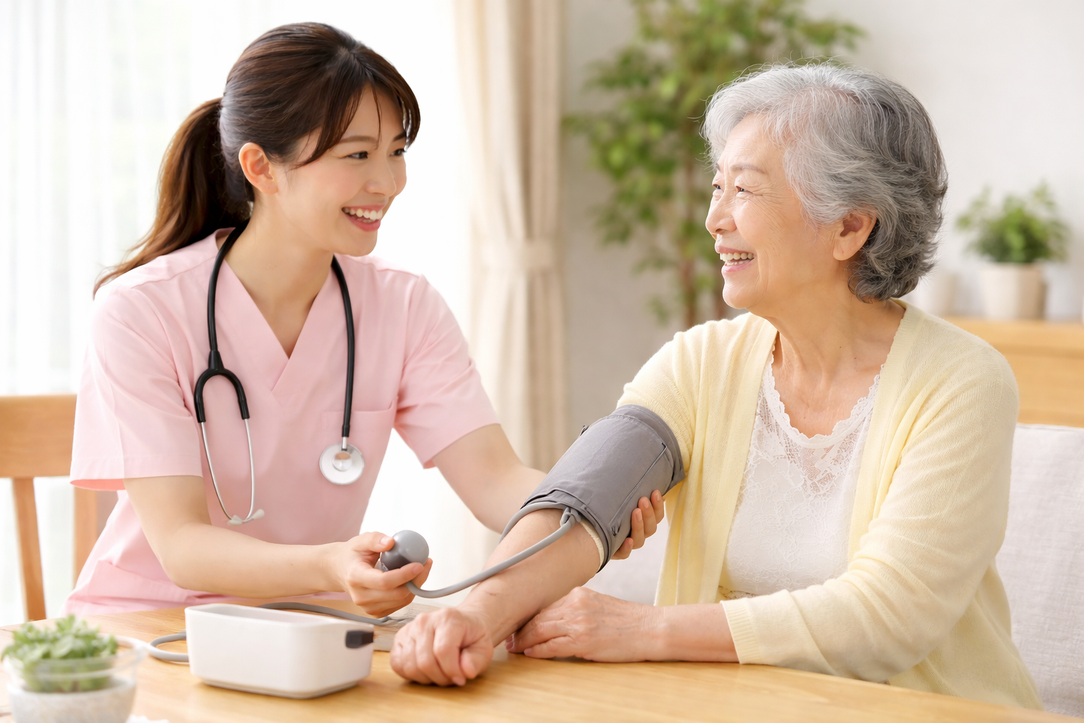 温かな診察の瞬間